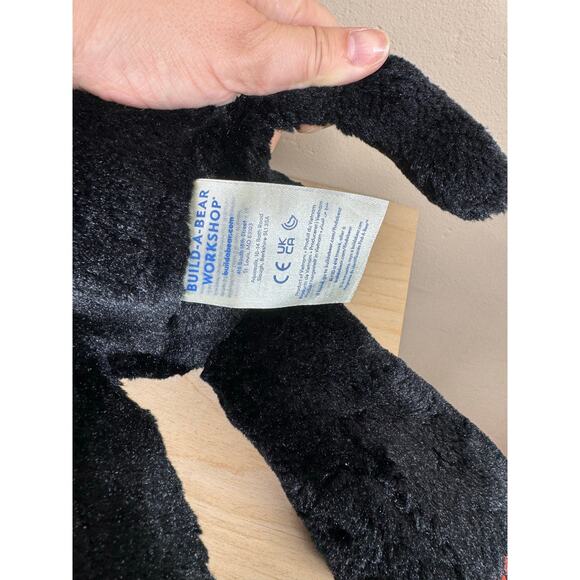 Build A Bear Midnight Sparkle Cat Black Orange Stuffed Animal Plush Halloween - Picture 5 of 10